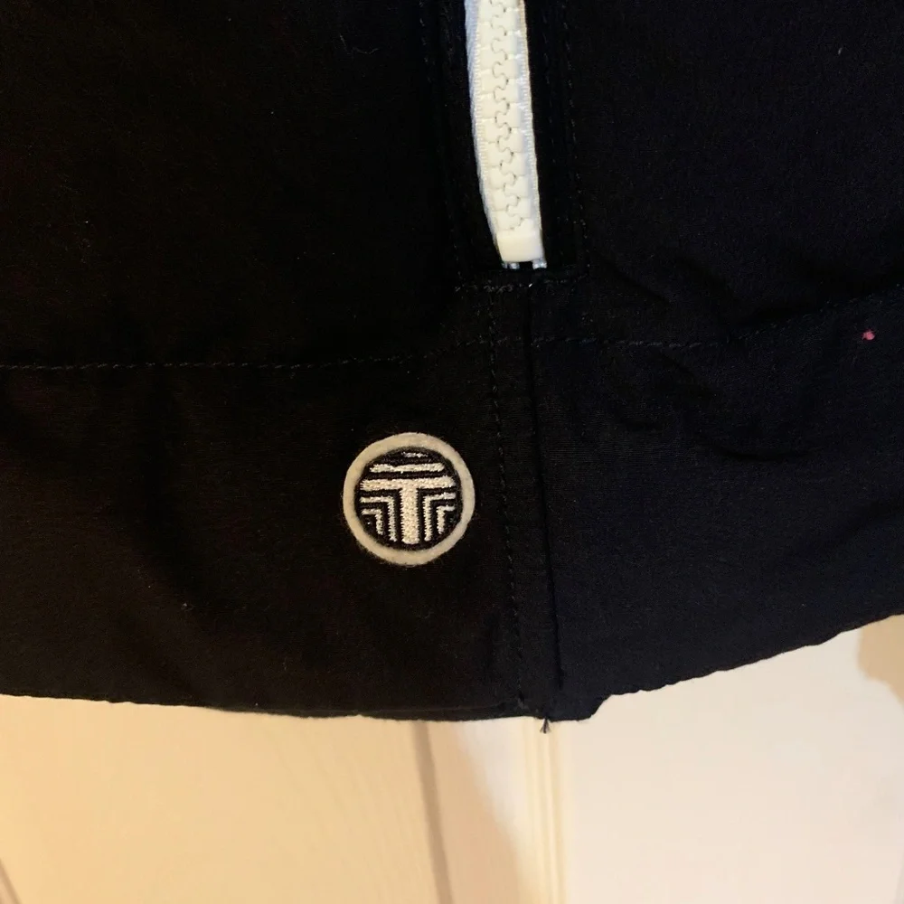 Tory Burch Black/Ivory Down Jacket sz 6